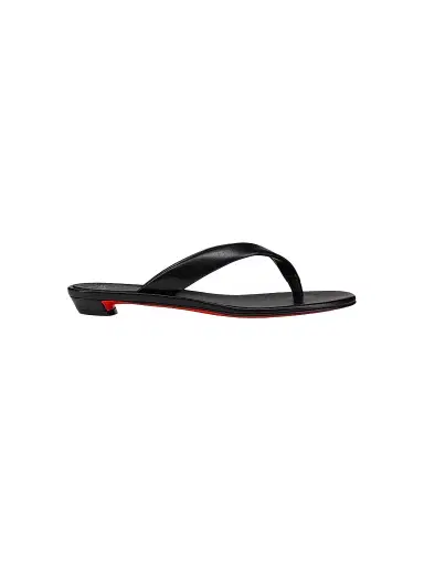 Christian Louboutin Women's Miss Z Thong Sandals - Black | Thumbnail 1