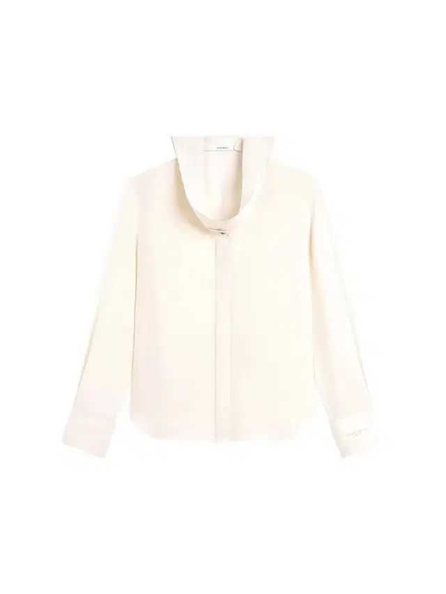 Givenchy Women's Shirt in Silk with Deconstructed Collar