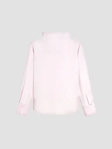 Givenchy Women's Shirt in Silk with Deconstructed Collar | Thumbnail 2