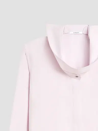 Givenchy Women's Shirt in Silk with Deconstructed Collar | Thumbnail 3