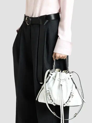 Givenchy Women's Shirt in Silk with Deconstructed Collar | Thumbnail 6