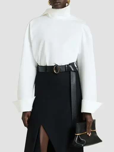 Givenchy Women's Back-to-Front Shirt in Poplin | Thumbnail 5