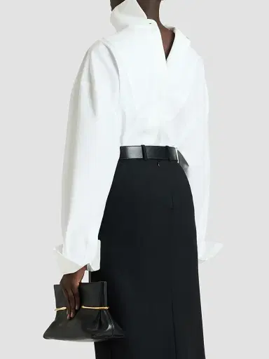 Givenchy Women's Back-to-Front Shirt in Poplin | Thumbnail 7