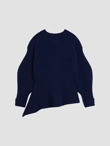 Givenchy Women's Asymmetric Sweater in Wool and Cashmere | Thumbnail 3