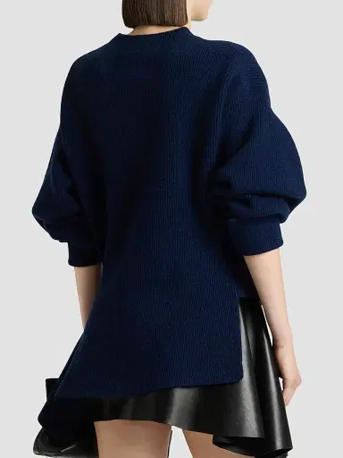 Givenchy Women's Asymmetric Sweater in Wool and Cashmere | Thumbnail 6