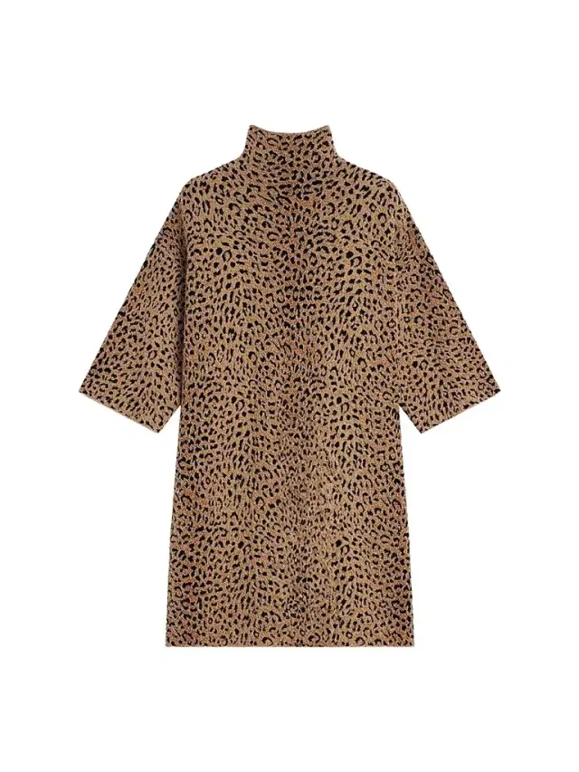 Givenchy Women's Mini Dress in Leopard Jacquard - Brown - Size XS