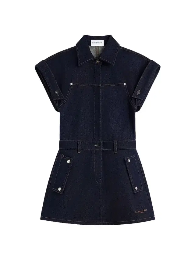 Women's Mini Dress in Raw Denim