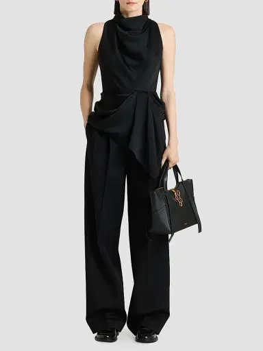 Givenchy Women's Draped Top in Crepe Satin | Thumbnail 2 Givenchy Women's Draped Top in Crepe Satin | Thumbnail 2
