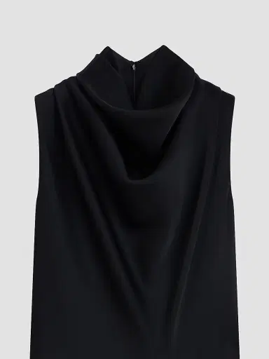 Givenchy Women's Draped Top in Crepe Satin | Thumbnail 4 Givenchy Women's Draped Top in Crepe Satin | Thumbnail 4