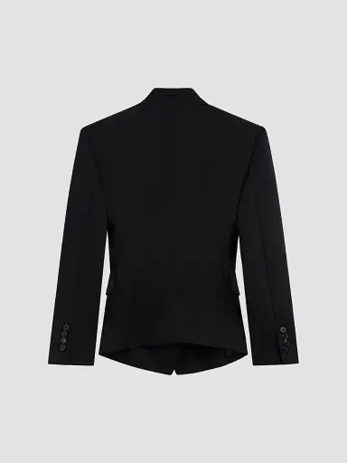 Givenchy Women's Reverse Lapel Blazer in wool | Thumbnail 3 Givenchy Women's Reverse Lapel Blazer in wool | Thumbnail 3