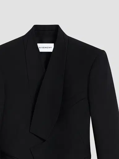 Givenchy Women's Reverse Lapel Blazer in wool | Thumbnail 4 Givenchy Women's Reverse Lapel Blazer in wool | Thumbnail 4