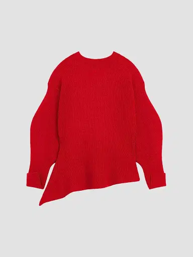 Givenchy Women's Asymmetric Sweater in Wool and Cashmere | Thumbnail 2 Givenchy Women's Asymmetric Sweater in Wool and Cashmere | Thumbnail 2