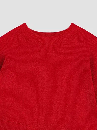 Givenchy Women's Asymmetric Sweater in Wool and Cashmere | Thumbnail 3 Givenchy Women's Asymmetric Sweater in Wool and Cashmere | Thumbnail 3