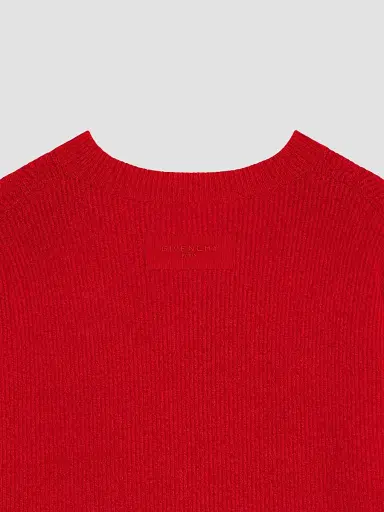 Givenchy Women's Asymmetric Sweater in Wool and Cashmere | Thumbnail 4 Givenchy Women's Asymmetric Sweater in Wool and Cashmere | Thumbnail 4