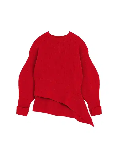 Givenchy Women's Asymmetric Sweater in Wool and Cashmere | Thumbnail 1 Givenchy Women's Asymmetric Sweater in Wool and Cashmere | Thumbnail 1