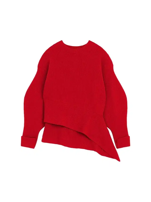 Women's Asymmetric Sweater in Wool and Cashmere