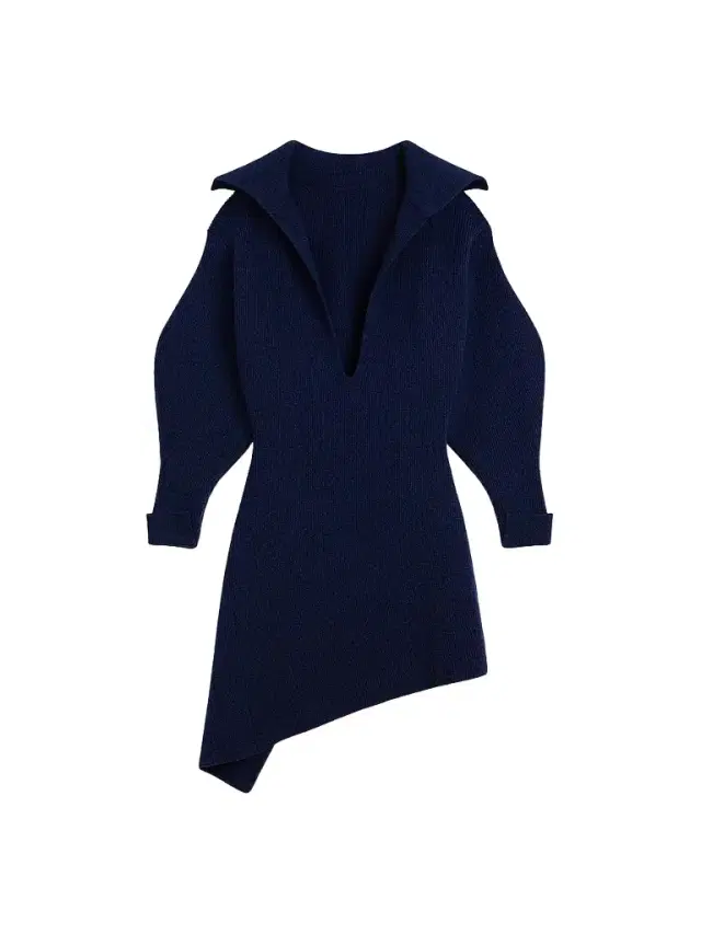 Givenchy Women's Slashed Mini Dress in Wool and Cashmere