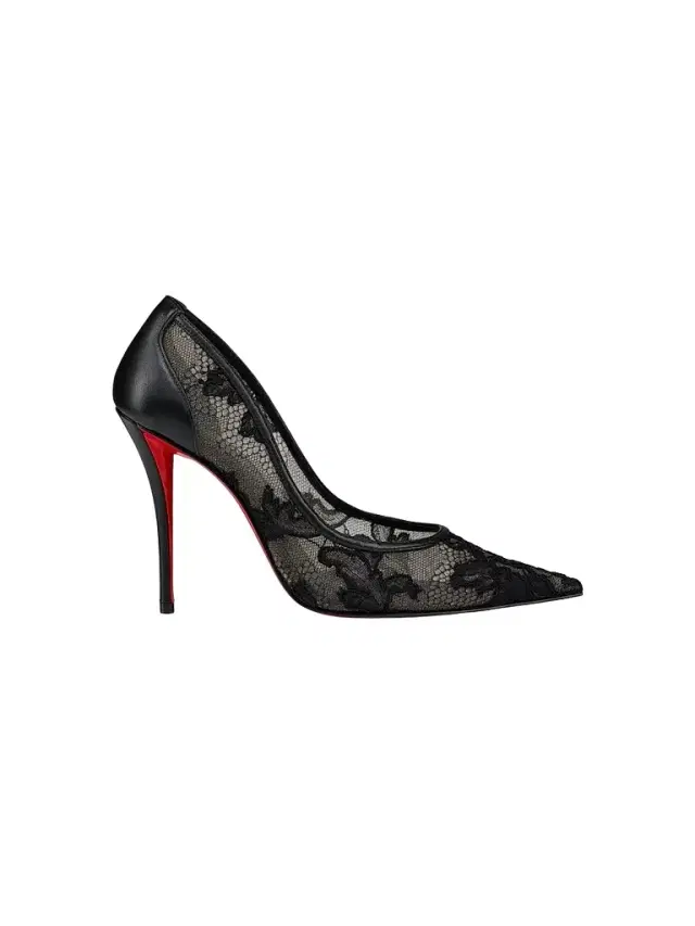 Christian Louboutin Women's Miss 100MM Z Mesh Pumps - Black