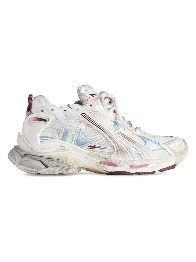 Balenciaga Women's Runner Gradient Sneakers - White Brown