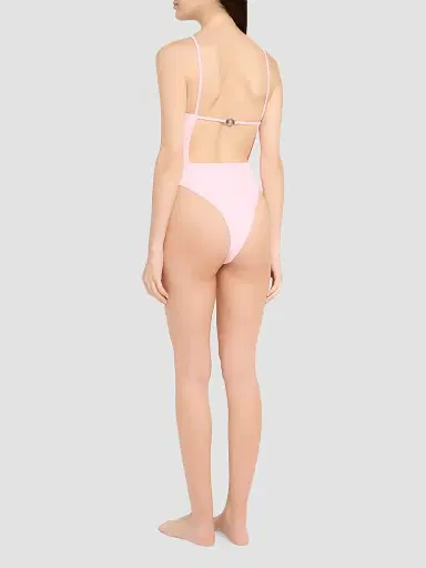 Jacquemus Women's The Sole One-Piece Swimsuit - Light Pink - Size XL | Thumbnail 3