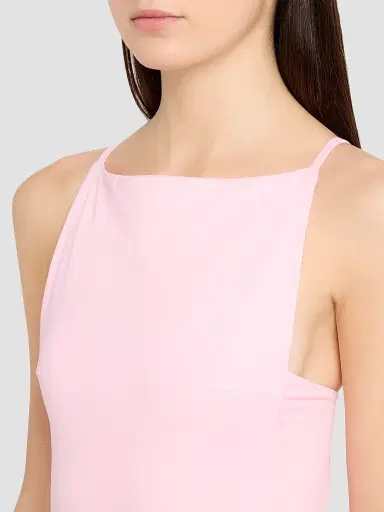 Jacquemus Women's The Sole One-Piece Swimsuit - Light Pink - Size XL | Thumbnail 4