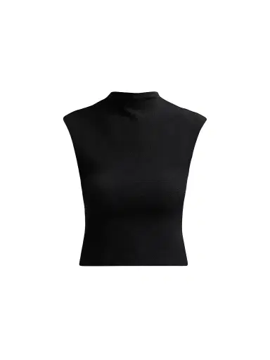 A.W.A.K.E. MODE Women's Knit Sleeveless Top - Black - Size XL | Thumbnail 1