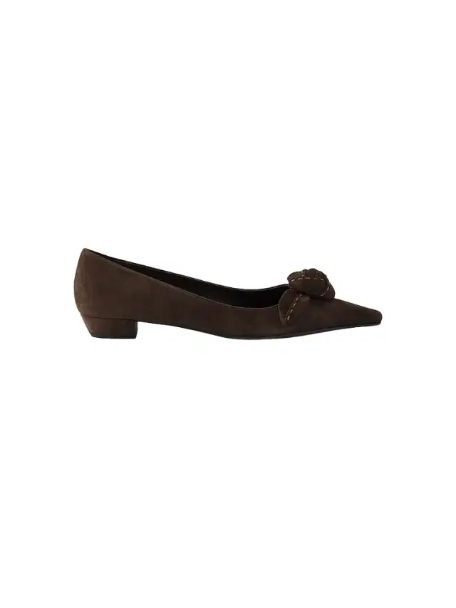 Prada Women's Suede Ballerinas - Brown - Size 11.5