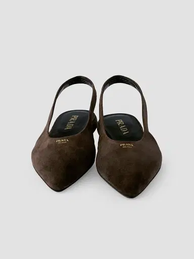 Prada Women's Suede Ballerinas | Thumbnail 3 Prada Women's Suede Ballerinas | Thumbnail 3