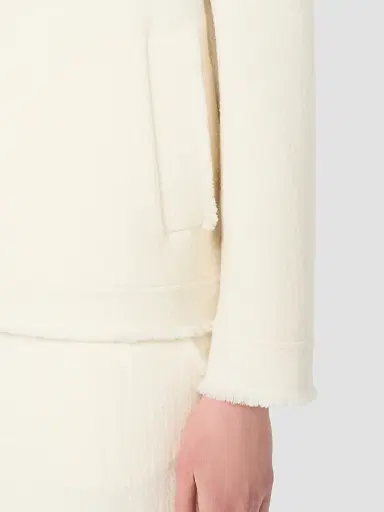 Max Mara Women's Double Jersey Wool Bomber Jacket | Thumbnail 5 Max Mara Women's Double Jersey Wool Bomber Jacket | Thumbnail 5