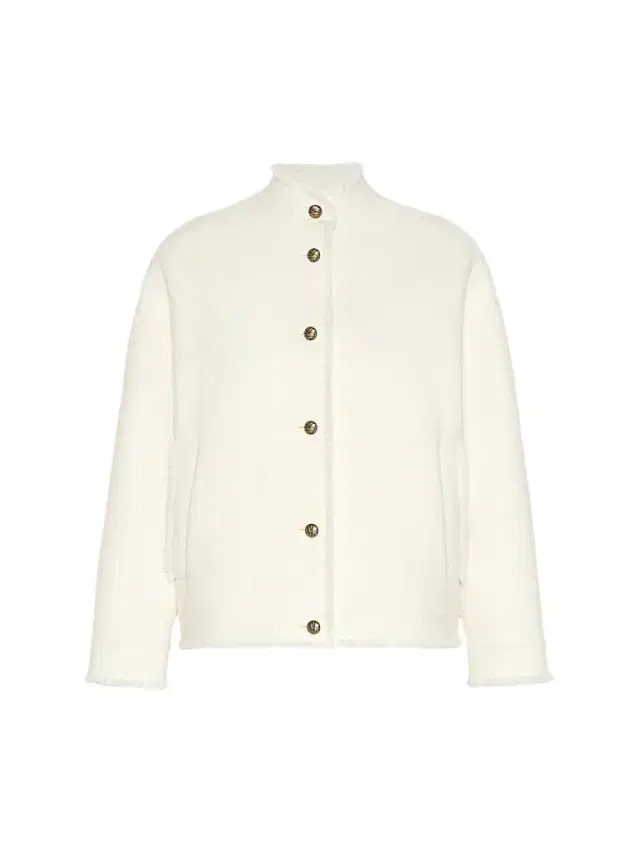 Max Mara Women's Double Jersey Wool Bomber Jacket - White