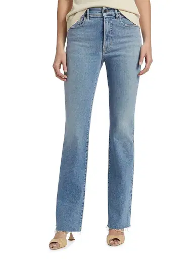 Veronica Beard Women's Cameron Mid-Rise Bootcut Jeans | Thumbnail 3 Veronica Beard Women's Cameron Mid-Rise Bootcut Jeans | Thumbnail 3