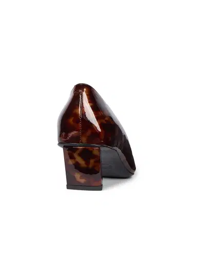Roger Vivier Women's Belle Vivier 45MM Tortoiseshell-Print Patent Leather Pumps | Thumbnail 3 Roger Vivier Women's Belle Vivier 45MM Tortoiseshell-Print Patent Leather Pumps | Thumbnail 3