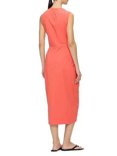 Callas Milano Women's Agnes Wrap Dress - Coral | Thumbnail 3 Callas Milano Women's Agnes Wrap Dress - Coral | Thumbnail 3