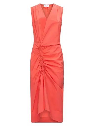 Callas Milano Women's Agnes Wrap Dress - Coral | Thumbnail 1 Callas Milano Women's Agnes Wrap Dress - Coral | Thumbnail 1