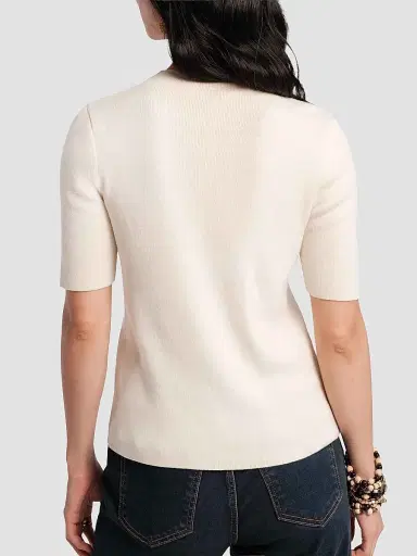 Frances Valentine Women's Marie Cotton Sweater | Thumbnail 2 Frances Valentine Women's Marie Cotton Sweater | Thumbnail 2
