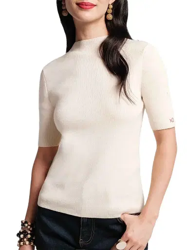 Frances Valentine Women's Marie Cotton Sweater | Thumbnail 1 Frances Valentine Women's Marie Cotton Sweater | Thumbnail 1