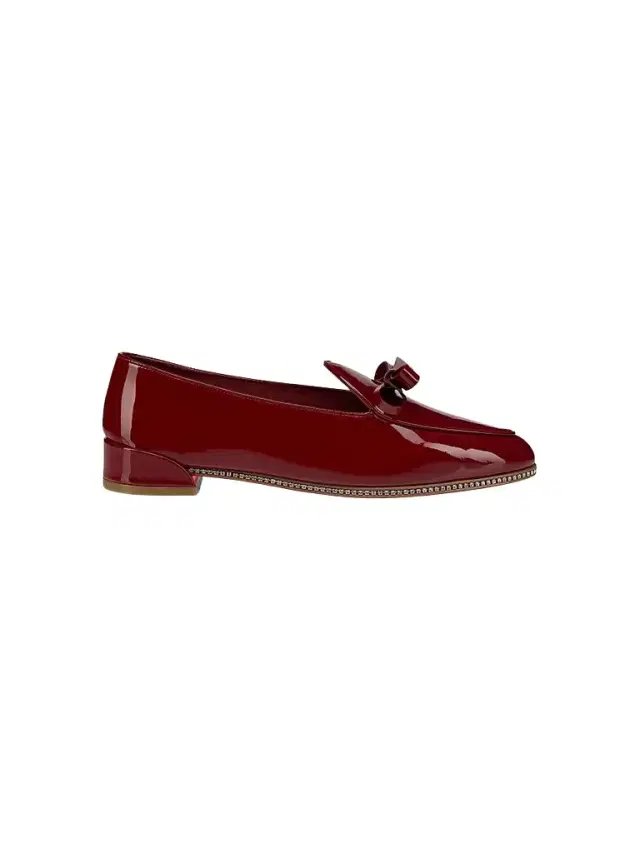 Christian Louboutin Women's Mocastrass Patent Leather Loafers - Empire