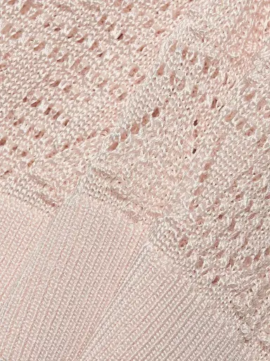 Loulou de Saison Women's Armas Knit T-Shirt Dress - Light Pink - Size XS | Thumbnail 7