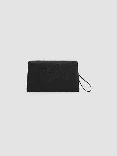 Ferragamo Women's Double Gancini Leather Clutch | Thumbnail 3 Ferragamo Women's Double Gancini Leather Clutch | Thumbnail 3