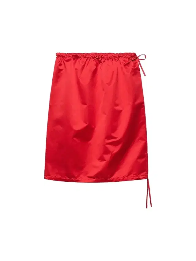 Prada Women's Satin Skirt - Red