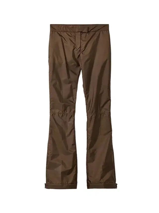 Miu Miu Women's Technical Fabric Pants - Brown