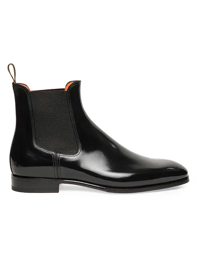 Men's Archer Leather Chelsea Boots - Black