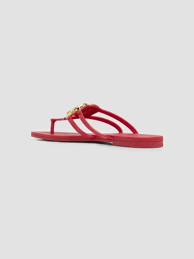 Dolce & Gabbana Women's Logo Jelly Sandals - Red | Thumbnail 2 Dolce & Gabbana Women's Logo Jelly Sandals - Red | Thumbnail 2