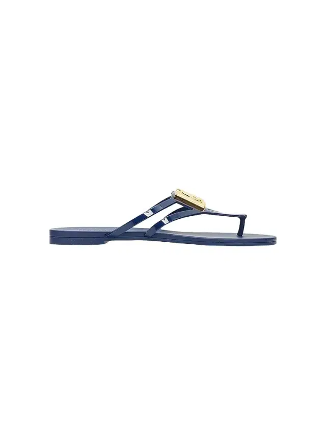 Dolce & Gabbana Women's Logo Jelly Sandals - Navy