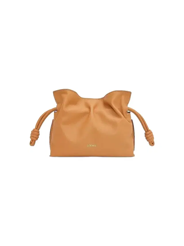 LOEWE Women's Flamenco Mini Leather Clutch - Warm Desert