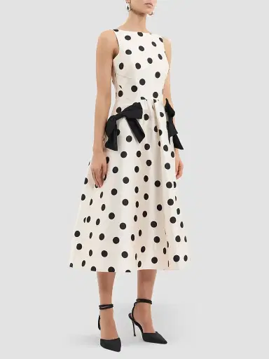 Rebecca Vallance Women's Bacio Polka Dot Midi Dress - Spot - Size 14 | Thumbnail 6 Rebecca Vallance Women's Bacio Polka Dot Midi Dress - Spot - Size 14 | Thumbnail 6