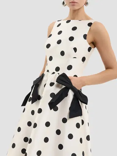 Rebecca Vallance Women's Bacio Polka Dot Midi Dress - Spot - Size 14 | Thumbnail 7 Rebecca Vallance Women's Bacio Polka Dot Midi Dress - Spot - Size 14 | Thumbnail 7