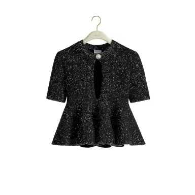 Dior Short-Sleeved Peplum Sweater | Thumbnail 1