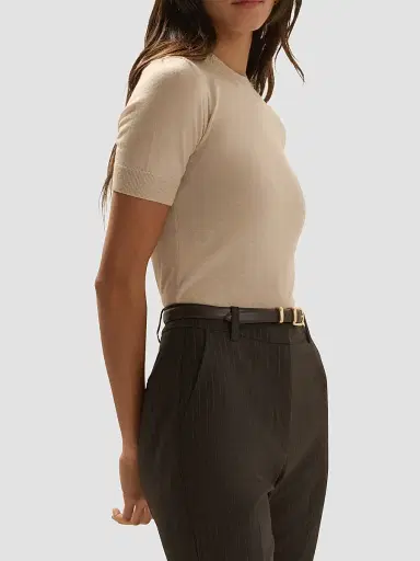 Favorite Daughter Women's The Good Sport Top - Cream - Size XS | Thumbnail 5 Favorite Daughter Women's The Good Sport Top - Cream - Size XS | Thumbnail 5