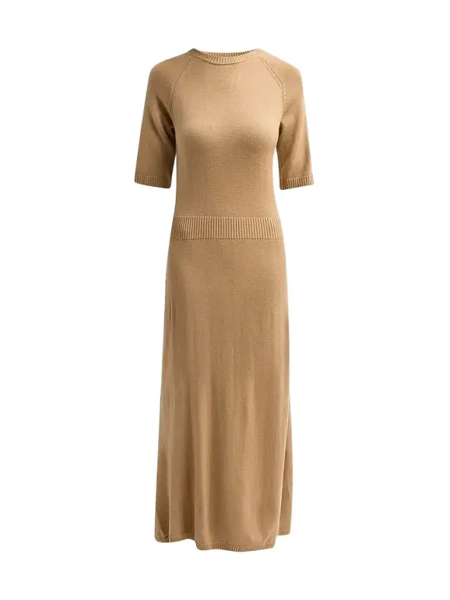 Ramy Brook Women's Wendy Wool Midi Dress - Camel